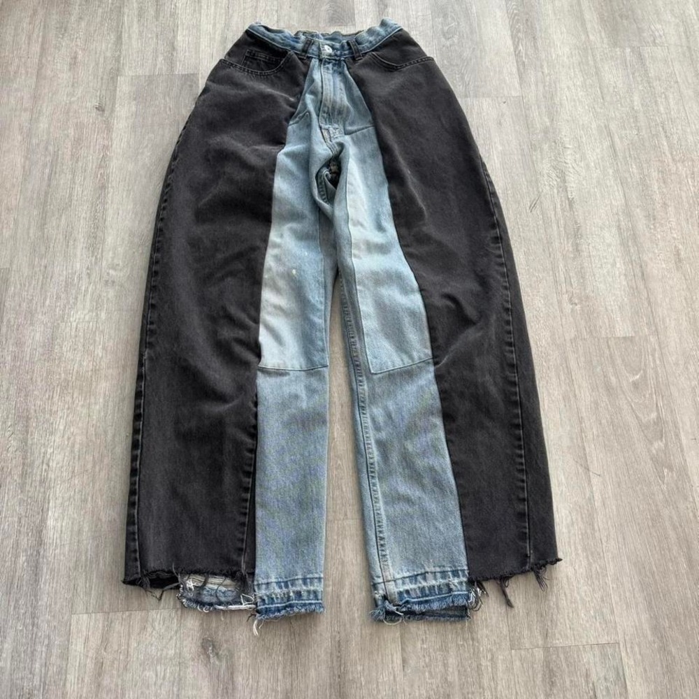 Vintage custom made Levi's jeans for women. High waisted fit